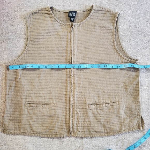 Eileen Fisher Zip Front Vest/Top - Picture 11 of 14